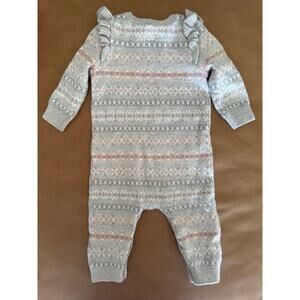 Baby Gap Fair Isle sweater jumper, size 3-6 months (runs more on 6mo side)